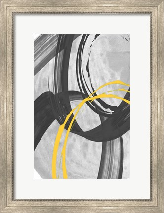 Framed Grey Winds II Print