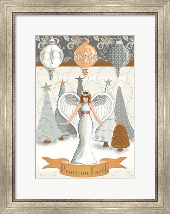 Framed Angel Wonderland Earth Print