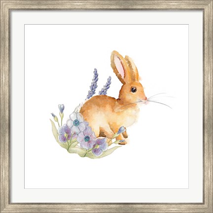 Framed Spring Bunny II Print