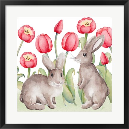 Framed Easter Tulip II Print