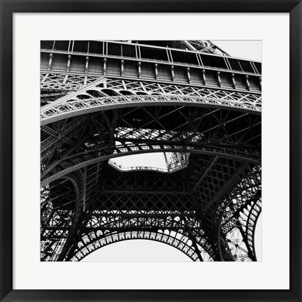 Framed Eiffel Views Square III Print