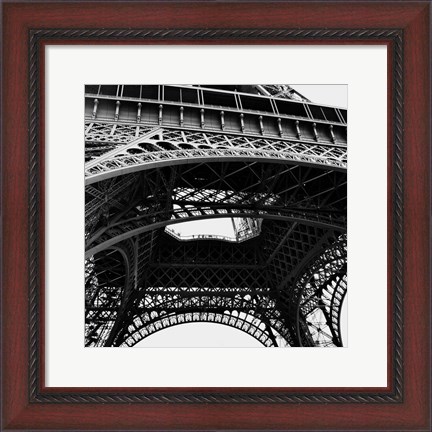Framed Eiffel Views Square III Print