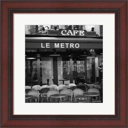 Framed Paris Scene II Print