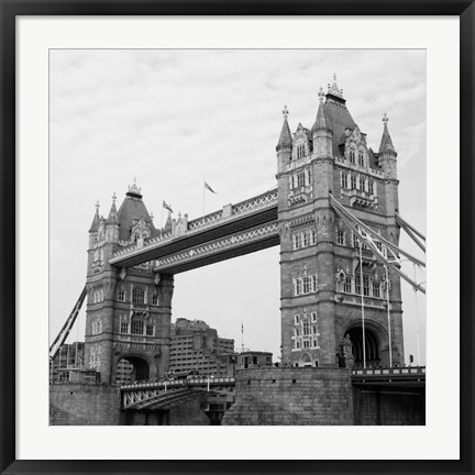 Framed London Scene I Print