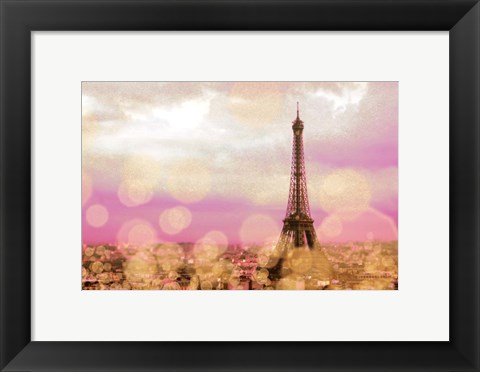 Framed Paris Sparkles Print