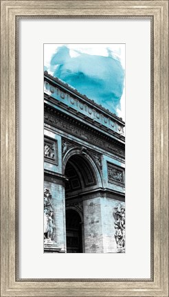 Framed Watercolor France Panel I Print