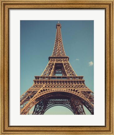 Framed Vintage Eiffel Print