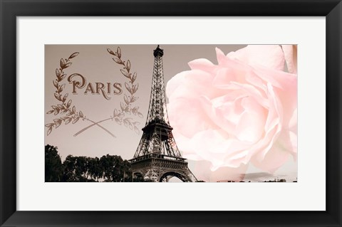 Framed Vintage Paris Print