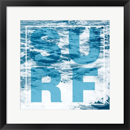 Framed SURF Print