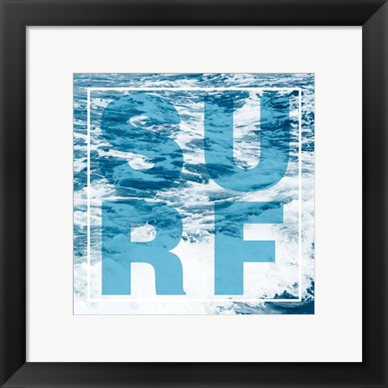 Framed SURF Print