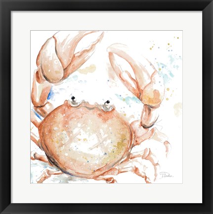 Framed Water Crab Print