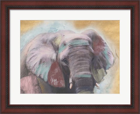 Framed Elephant Close Up Print