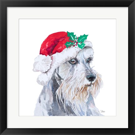 Framed Holiday Dog IV Print