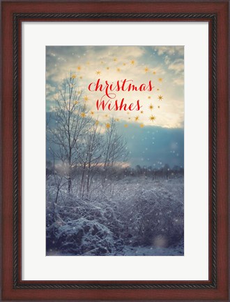 Framed Christmas Wishes Print