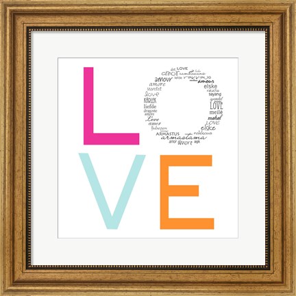 Framed LOVE Print