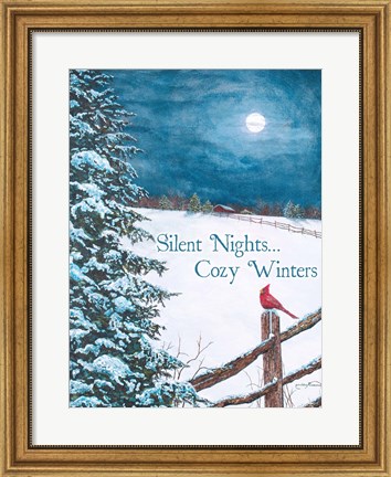 Framed Cozy Winters Print