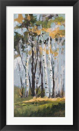 Framed Golden Birch Trees Print