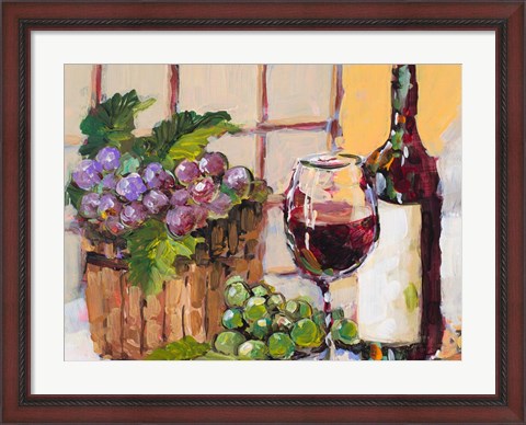 Framed Classic Wine Still Life Print
