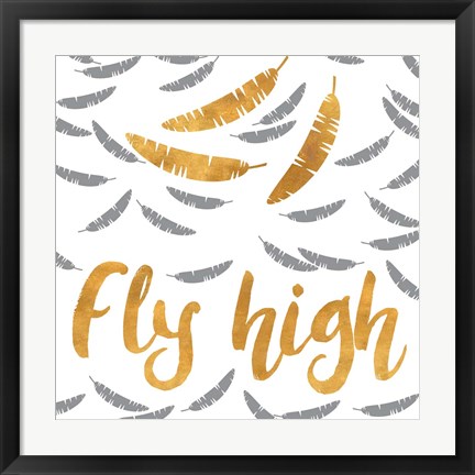 Framed Fly High Print