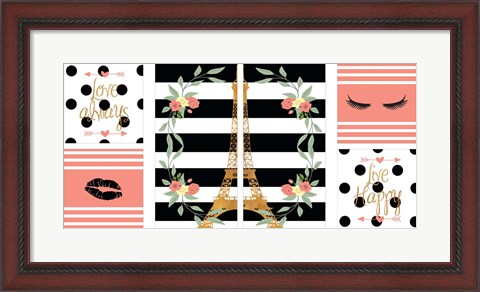 Framed Paris Lady Pack Print