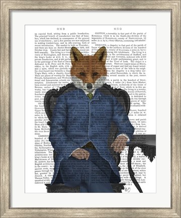 Framed Fox Edwardian Gent, Portrtait Print