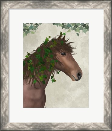 Framed Horse Chestnut with Ivy Print
