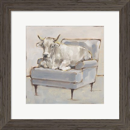 Framed Moo-ving In III Print