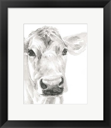 Framed Farm Faces I Print