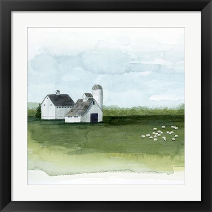 Framed Delilah&#39;s Farm I Print