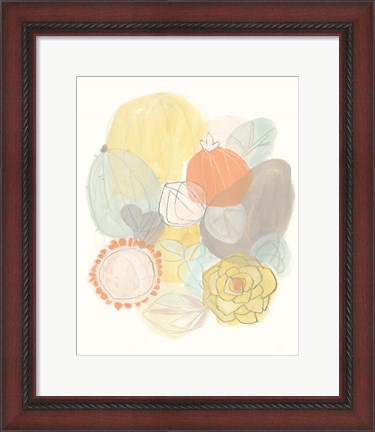 Framed Abstract Succulents II Print