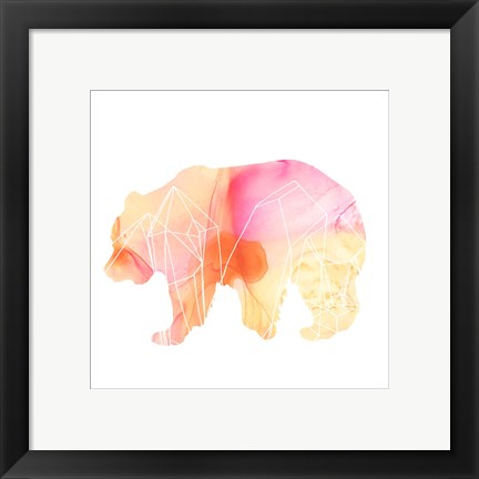 Framed Agate Animal I Print