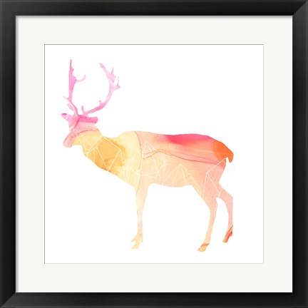 Framed Agate Animal V Print