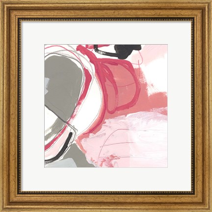 Framed Totality of Pink I Print