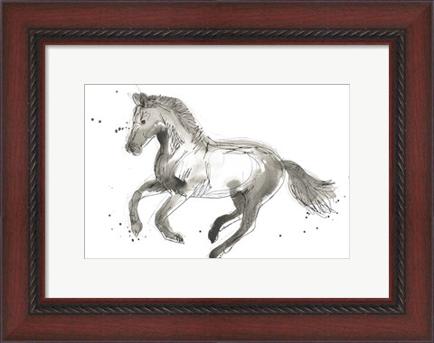 Framed Equine Impressions II Print