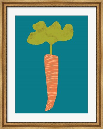 Framed Veggie Party IV Print