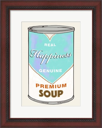 Framed Happiness Soup Print