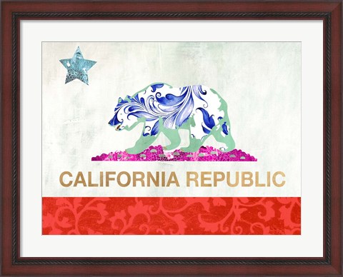 Framed California Pop Print