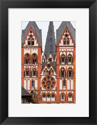 Framed Germany, Hesse, Limburg An Der Lahn, St Georgsdom Cathedral, 13th Century Print