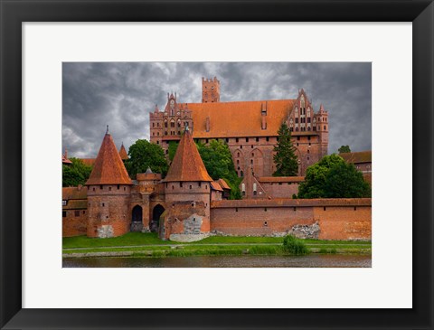 Framed Poland, Malbork Medieval Malbork Castle Print