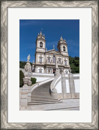Framed Portugal, Braga, Tenoes, Portuguese Pilgrimage Site, Good Jesus Of The Mount Print
