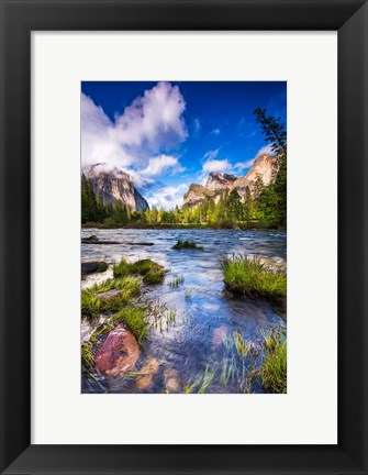Framed Gates Of The Valley, California Print