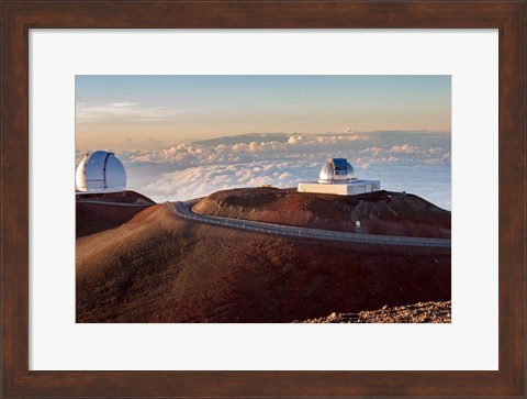 Framed Mauna Kea Observatory Hawaii Print