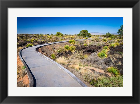 Framed Malpais Nature Trail, New Mexico Print
