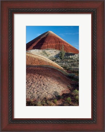 Framed Oregon, John Day Fossil Beds National Monument The Undulating Painted Hills Print