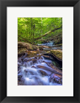 Framed Kitchen Creek Cascade, Pennsylvania Print