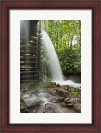 Framed Water Coursed Through Mingus Mill Print