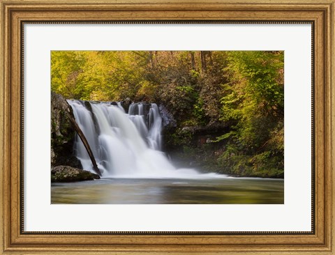 Framed Abrams Falls Landscape, Great Smoky Mountains National Park Print