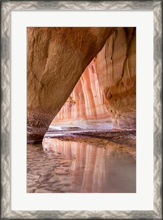 Framed Slide Arch In Paria Canyon, Utah Print