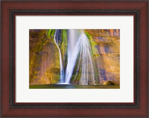 Framed Lower Calf Creek Falls Detail, Utah Print