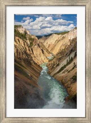 Framed Yellowstone River, Wyoming Print